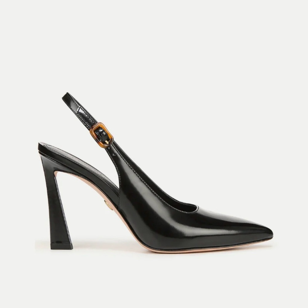 Veronica Beard Black Slingback Heels